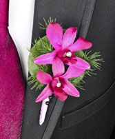 PURPLE PARADISE Prom Boutonniere