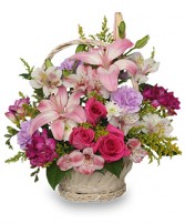 STRAIGHT From The HEART Basket Arrangement