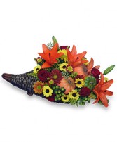 HARVEST HORN OF PLENTY Arrangement
