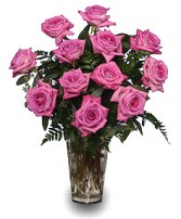 SWEET ATHENA'S ROSES Pink Roses Vase