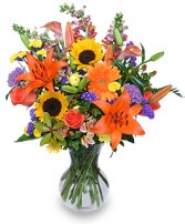 HARVEST RHAPSODY Fresh Flower Vase