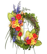 BRILLIANT SYMPATHY WREATH  Funeral Flowers