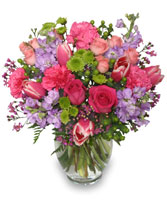 POETIC HEART BOUQUET Floral Arrangement